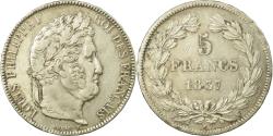 World Coins - Coin, France, Louis-Philippe, 5 Francs, 1837, Lille, , Silver