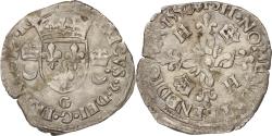 World Coins - Coin, France, Douzain aux croissants, 1550, Poitiers, , Billon