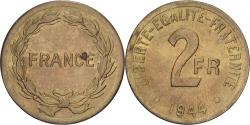 World Coins - Coin, France, France Libre, 2 Francs, 1944, Philadelphia, , Brass
