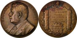 World Coins - France, Medal, Edouard Herriot, Président et Maire de Lyon, Politics, Society