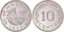 World Coins - Coin, Malta, 10 Cents, 1972