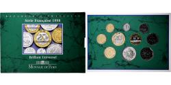 World Coins - France, Coffret 1 c. à 20 frs., 1998, MDP, BU,