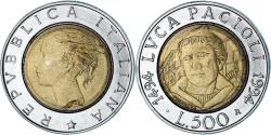 World Coins - Coin, Italy, 500 Lire, 1994, Rome, , Bi-Metallic, KM:167