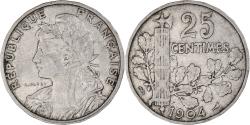 World Coins - Coin, France, Patey, 25 Centimes, 1904, Paris, , Nickel, KM:856