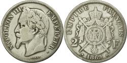 World Coins - Coin, France, Napoleon III, Napoléon III, 2 Francs, 1869, Paris,