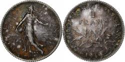 World Coins - France, Franc, Semeuse, 1919, Paris, Silver, , Gadoury:467, KM:844.1