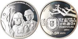 World Coins - Portugal, 2-1/2 Euro, Capelo and Ivens, 2011, Lisbon, , Silver, KM:806a