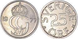 World Coins - Coin, Sweden, 25 Öre, 1977