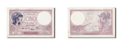 World Coins - Banknote, France, 5 Francs, 5 F 1917-1940 ''Violet'', 1939, 1939-10-05, UNC(63)