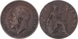 World Coins - Coin, Great Britain, 1/2 Penny, 1918