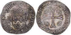 World Coins - Coin, France, Henri III, Douzain aux deux H, 1576, Poitiers, , Billon