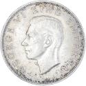 World Coins - Coin, New Zealand, George VI, Centennial, 1/2 Crown, 1940, British Royal Mint