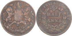World Coins - Coin, INDIA-BRITISH, Guillaume IV, 1/2 Anna, 1835, Bombay, , Copper
