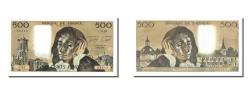 World Coins - Banknote, France, 500 Francs, 500 F 1968-1993 ''Pascal'', 1977, 1977-11-03