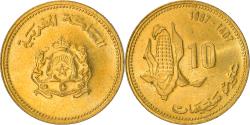 World Coins - Coin, Morocco, al-Hassan II, 10 Santimat, 1987, Paris,