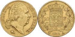 World Coins - France, Louis XVIII, 20 Francs, 1819, Paris, Gold, , Gadoury:1028