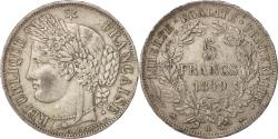 World Coins - Coin, France, Cérès, 5 Francs, 1849, Strasbourg, , Silver, KM:761.2