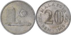 World Coins - Malaysia, 20 Sen, 1969