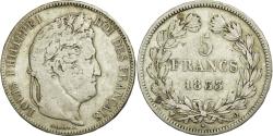 World Coins - Coin, France, Louis-Philippe, 5 Francs, 1833, Perpignan, , Silver