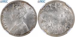 World Coins - British India, Victoria, Rupee, 1900, Bombay, Silver, NGC, , KM:492