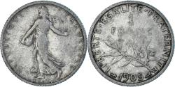 World Coins - Coin, France, Semeuse, Franc, 1905, Paris, , Silver, KM:844.1