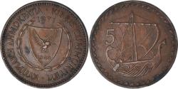 World Coins - Cyprus, 5 Mils, 1971