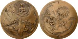 World Coins - France, Medal, L'Inde, 1976, Bronze, Anastase,