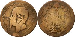World Coins - Coin, Italy, Vittorio Emanuele II, 5 Centesimi, 1867, Naples, , Copper