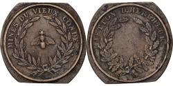 World Coins - France, Token, Mines du Vieux Condé, Jeton de Mineur, XIX Century,