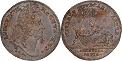 World Coins - France, Token, Louis XIV, Bâtiments du roi, n.d., Copper,