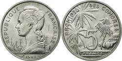 World Coins - Coin, Comoros, 5 Francs, 1964, Paris, , Aluminium, Lecompte:36