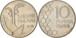 World Coins - Coin, Finland, 10 Pennia, 1991, , Copper-nickel, KM:65