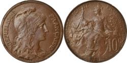 World Coins - Coin, France, Dupuis, 10 Centimes, 1921, Paris, , Bronze, KM:843