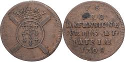 World Coins - France, LILLE, Louis XIV, 5 Sols, Siège de Lille, 1708, Lille, Copper