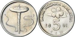 World Coins - Coin, Malaysia, 5 Sen, 2001