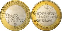 World Coins - Slovenia, 3 Euro, Stara Prauda, 2015, Kremnica, Bi-Metallic,