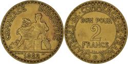 World Coins - Coin, France, Chambre de commerce, 2 Francs, 1922, Paris,