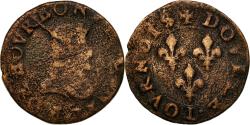 World Coins - Coin, FRENCH STATES, CHATEAU-RENAUD, 2 Deniers, Tournois, , Copper