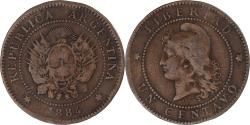 World Coins - Coin, Argentina, Centavo, 1884