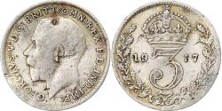 World Coins - Great Britain, George V, 3 Pence, 1917, , Silver, KM:813