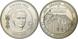 World Coins - France, Medal, Simone Veil, Collection Panthéon, Copper-nickel,