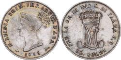 World Coins - Duchy of Parma and Piacenza, Maria Luigia, 10 Soldi, 1815, Parma, Silver