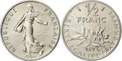 World Coins - France, Semeuse, 1/2 Franc, 1976, Paris, série FDC, , Nickel