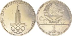 World Coins - Coin, Russia, Rouble, 1977, , Copper-Nickel-Zinc, KM:144