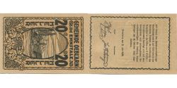 World Coins - Banknote, Austria, Oeblarn, 20 Heller, village, 1920 UNC(63) Mehl:FS 700Ib