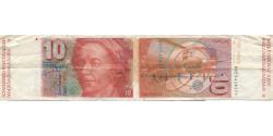 World Coins - Banknote, Switzerland, 10 Franken, 1981, Undated, KM:53c, VF(30-35)