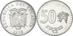 World Coins - Coin, Ecuador, 50 Sucres, 1988