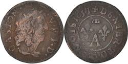 World Coins - Coin, France, Denier Tournois, 1631, Trévoux, , Copper, Boudeau:1090