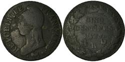 World Coins - Coin, France, Dupré, 5 Centimes, AN 5, Orléans, , Bronze, KM:640.9