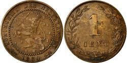 World Coins - Coin, Netherlands, William III, Cent, 1880, , Bronze, KM:107.1
